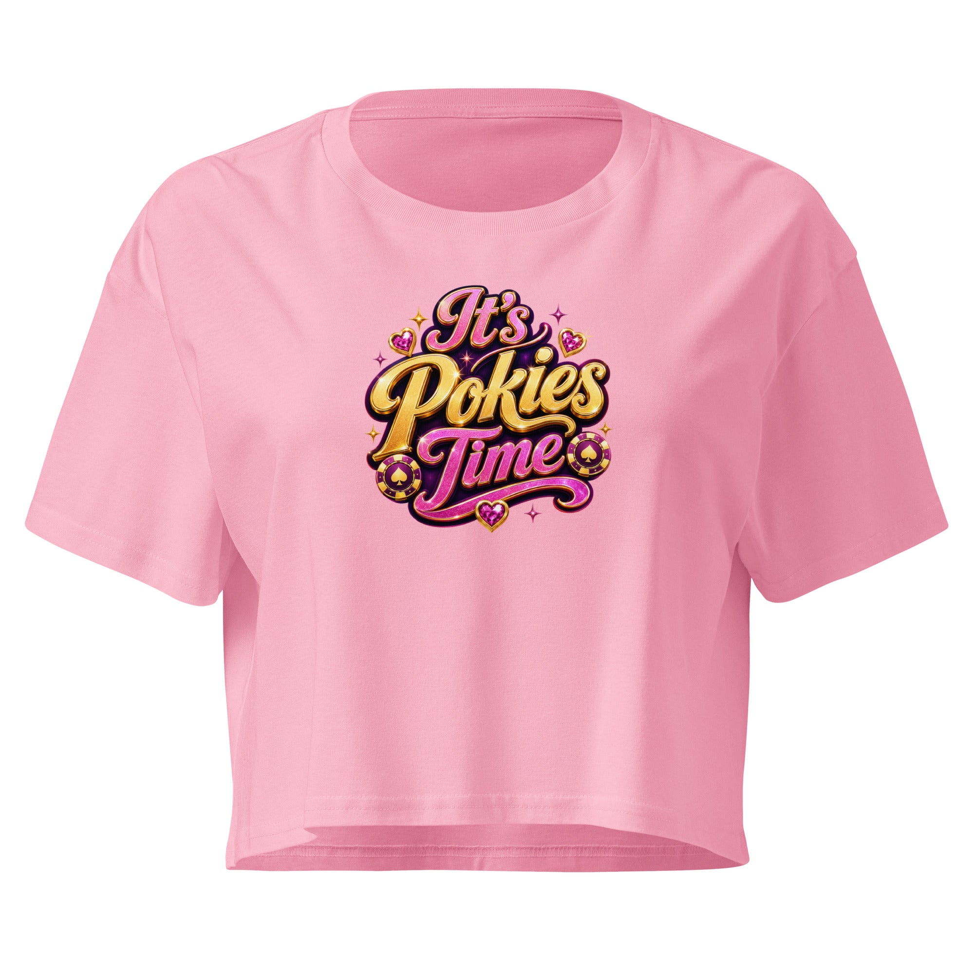 It's Pokies Time Women's Crop Top